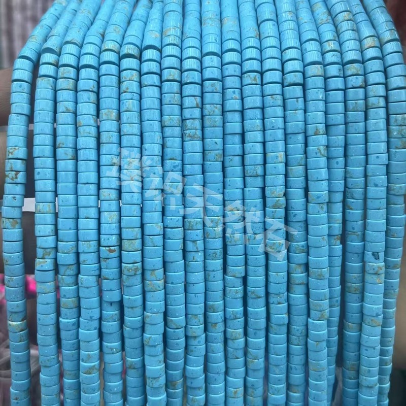 2*4mm天然石管珠隔片散珠玉髓青金水晶圆柱隔珠diy饰品配件批发|undefined