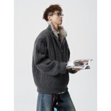 2026秋季男式针织衫宽松加厚保暖长袖圆领运动风格腈纶面料，男装针织衫/毛衣，星座614