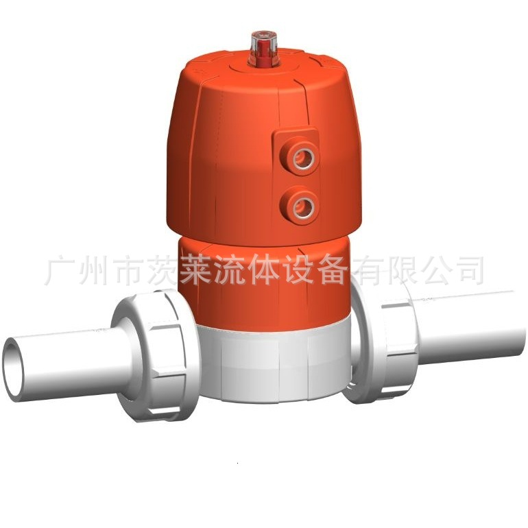 瑞士 +GF+ 乔治费歇尔 PVDF 气动隔膜阀