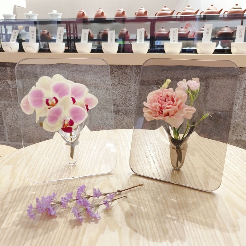 クロスボーダーアクリルフォトフレーム花瓶透明花瓶北欧インスタイルの見栄えの良い装飾品水耕栽培クリエイティブフラワーベース|undefined