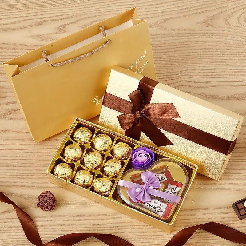 F Teacher's Day Gift Chocolate Gift Box Candy Snacks 61 for Kidsren School Group Purchase Gifts Wholesale