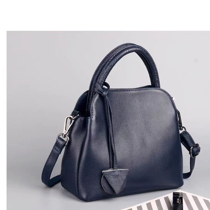 Bolso de Mujer 2025 de Cuero Genuino, Bolso de Gran Capacidad, Bolso Cuadrado Pequeño de Cuero Suave, Primera Capa de Piel de Vaca, Bolso Cruzado, Bolso Tote Esencial para Viajar al Trabajo