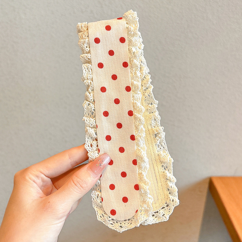 Flor triturada de punto banda de cabello fijación francesa velcro pegatinas para el cabello mujeres no comprimen el cabello lavar la cara banda de cabello tocado