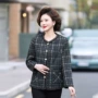 新款中年春秋妈妈上衣