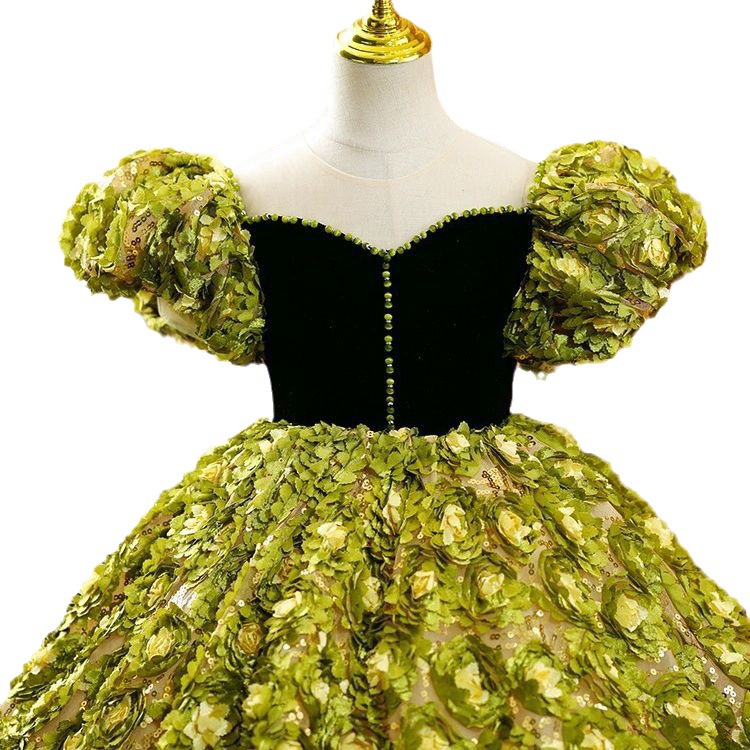 Children's Evening Dress Girls' Fashion Princess Long Costume