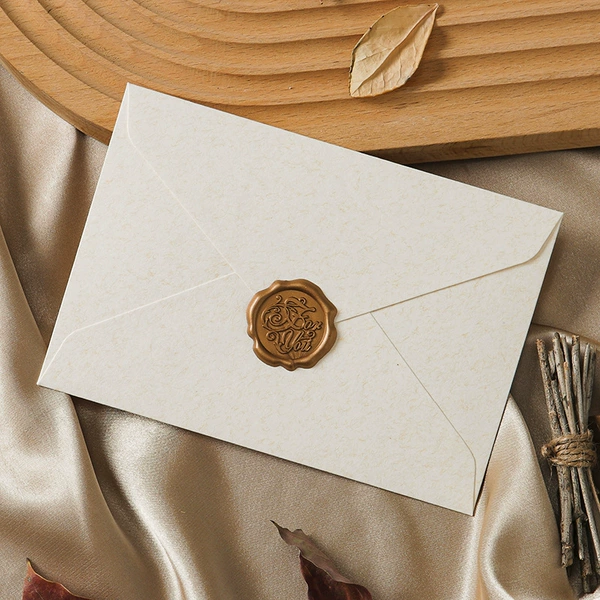 Short rice white envelope 1 sheet+1 fire lacquer mark