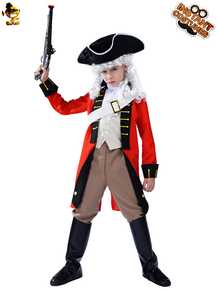 Niños pirata Cosplay traje de Halloween niño pirata Cosplay traje de pirata de los niños