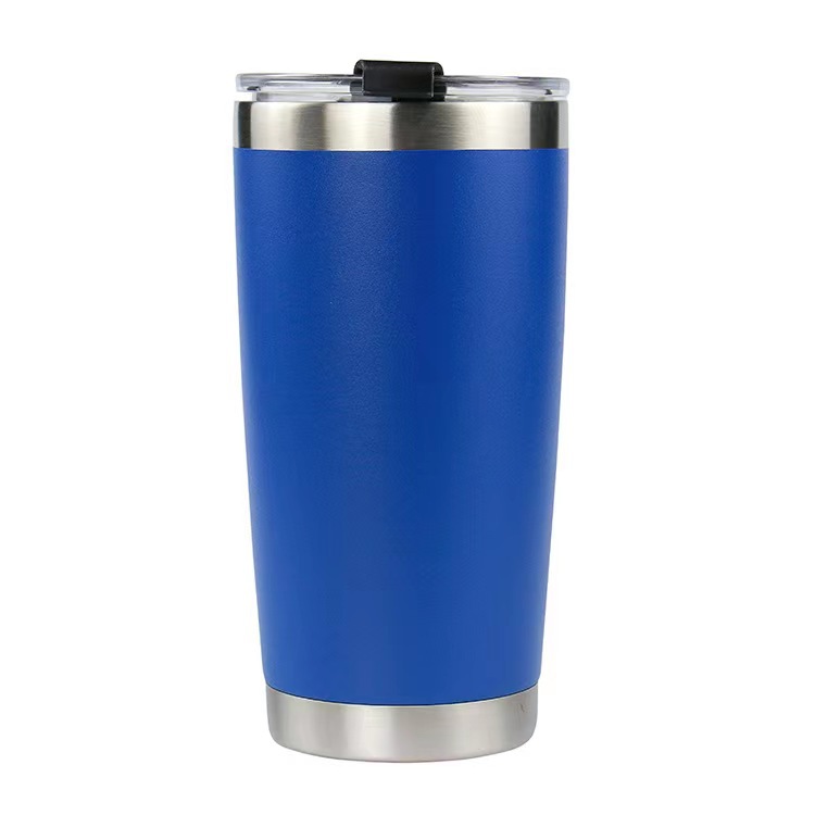 Spot transfronterizo 20oz taza de automóvil taza de aislamiento 304 taza de hielo de acero inoxidable taza de vacío de doble capa