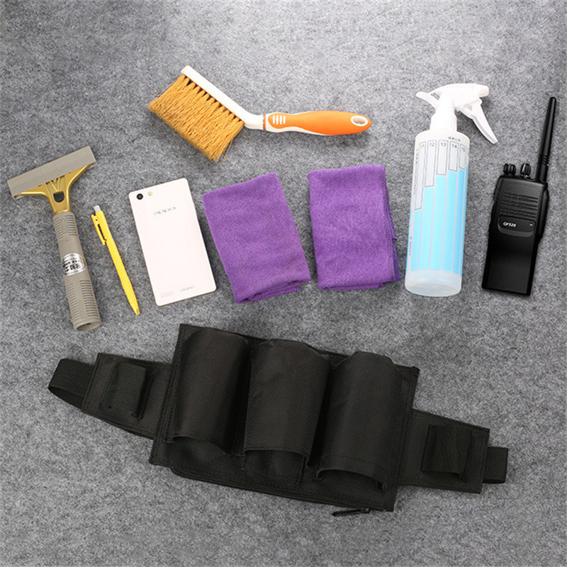 Cross-border impermeable paño de Oxford limpiador bolsa de cintura especial limpiador bolsa de cintura de jardín artesanal bolsa de cintura en stock al por mayor