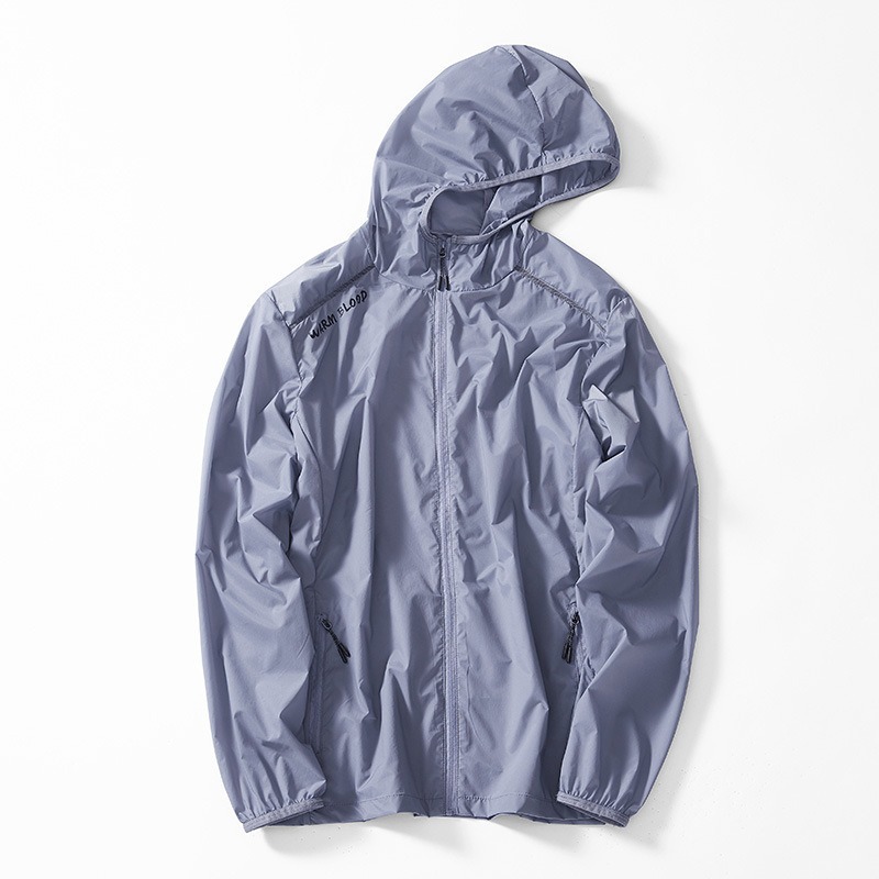 Ropa de protección solar para exteriores LOGO personalizada, ropa de piel ligera y transpirable, chaqueta de protección solar deportiva para hombres, ropa de protección solar para mujeres