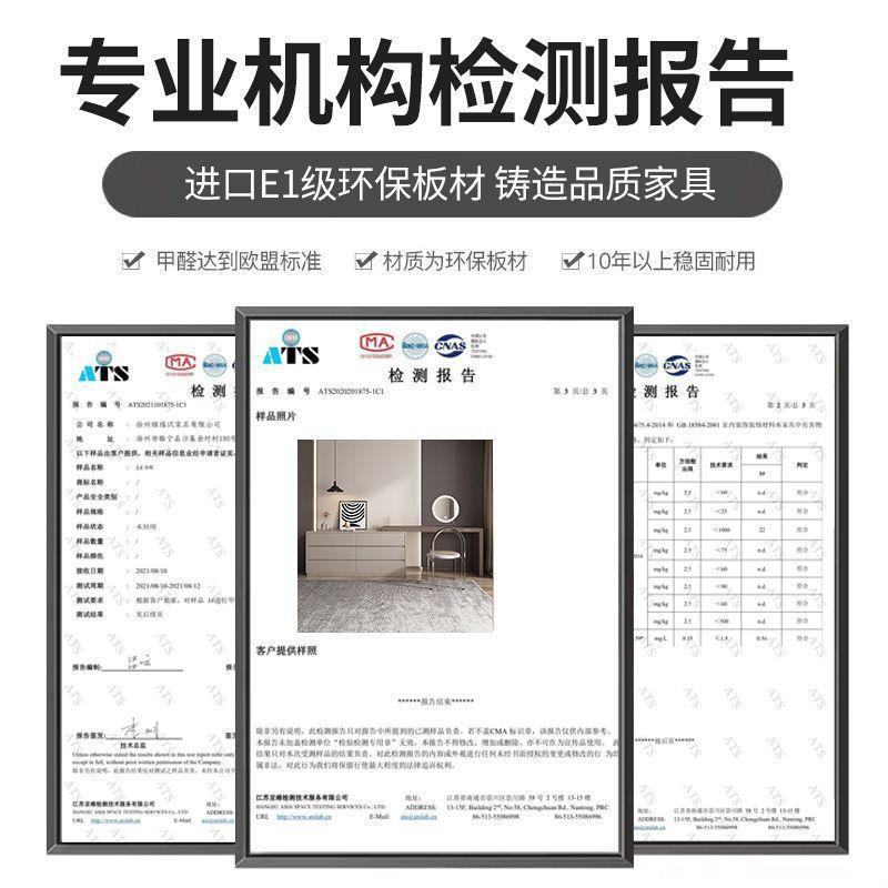 Trendy Instagram-worthy dressing table for the bedroom: modern, minimalist, light luxury design&mdash;compact corner desk with built-in storage, perfect as a computer or makeup station.