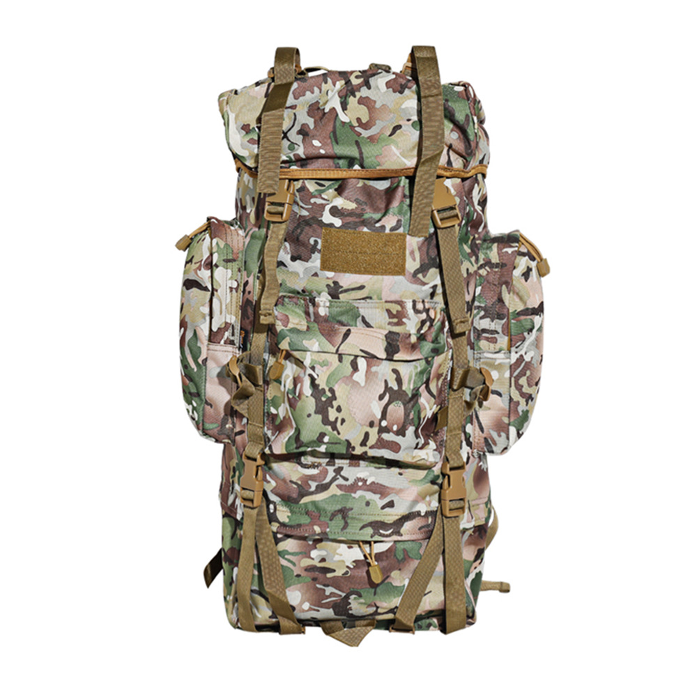 65L large-capacity Oxford cloth backpack, 600D tactical 65L mountaineering camouflage backpack