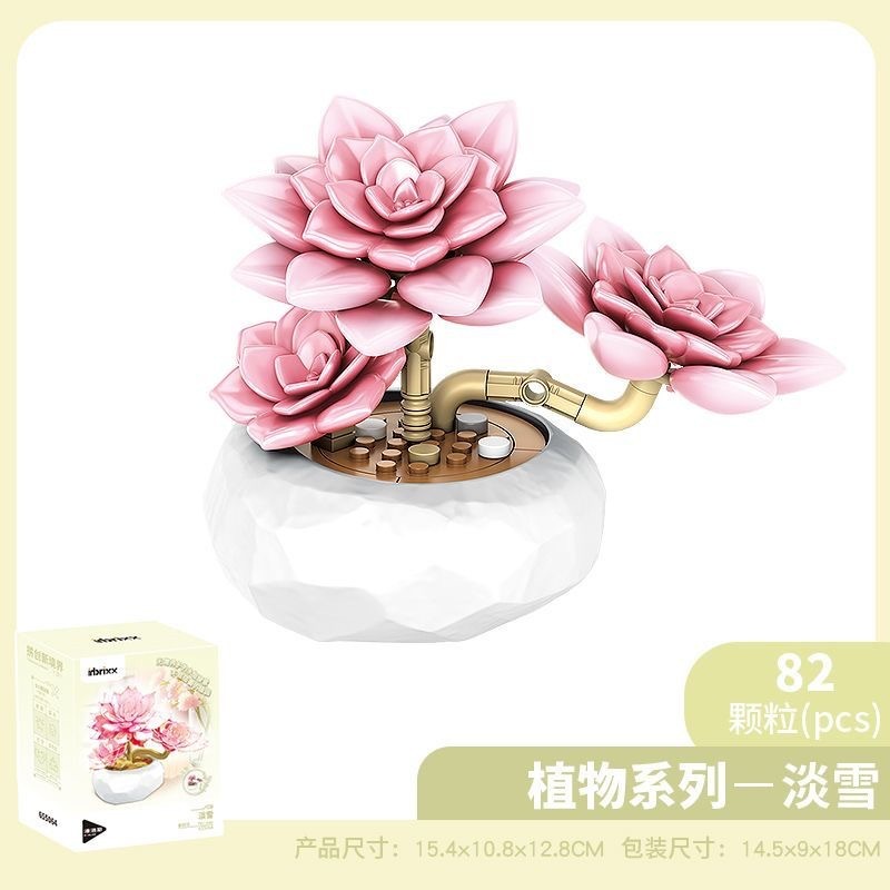 ペンローズ多肉植物ビルディングブロック花植物ビルディングブロック鉢植えデスクトップ装飾品ホリデーギフトビルディングブロック|undefined