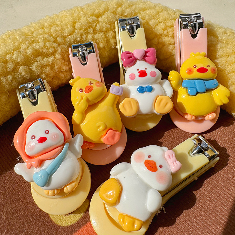 nail clippers portable cute cartoon good-looking home adult and children anti-splash nail scissors nail art nail clipper