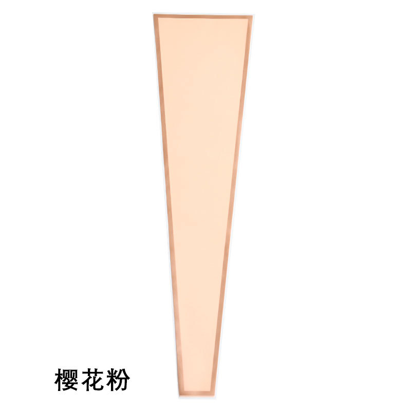 Huaxi Día de San Valentín Marco simple Bolsa de embalaje de flores Bolsa de tubo recto rosa Película opp Florería impermeable