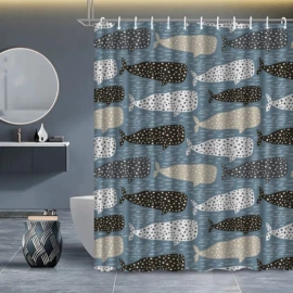 浴帘、浴帐;绒毯;其他窗帘