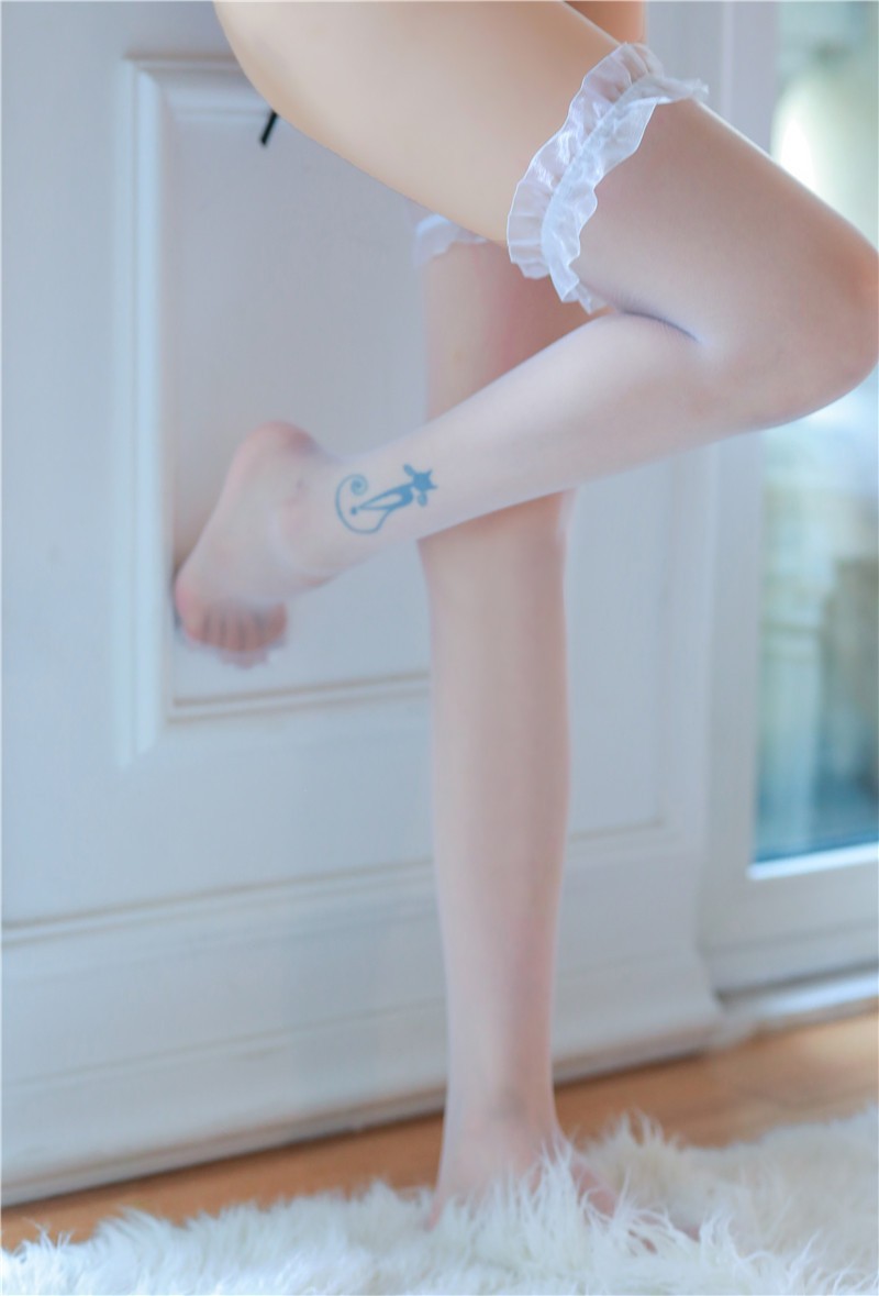Over-the-Knee Lace Top Thigh High Stockings for Women, Sheer Nylon, Black, One Size — detail image 7