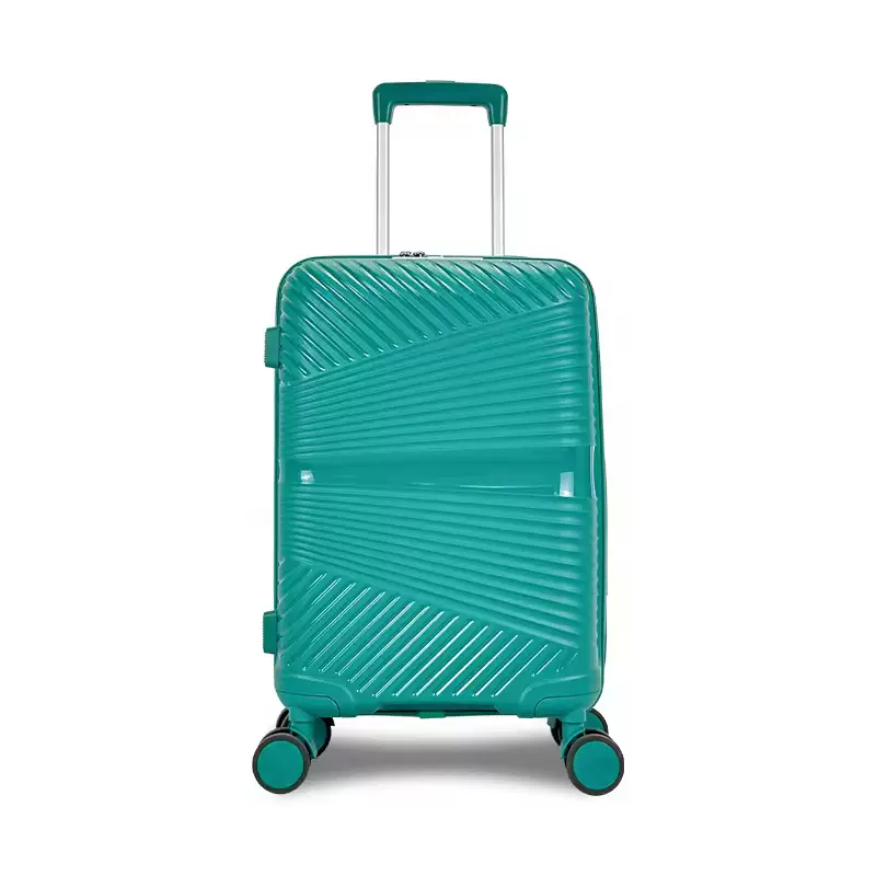 跨境货源pp拉杆箱时尚休闲旅行箱20寸登记箱万向轮旅行拉杆箱行李