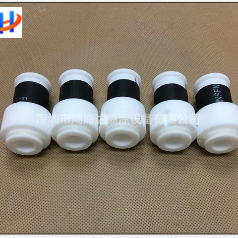 日本帕卡圆形扇形喷咀电极座电极针导电针扁喷咀帕卡静电喷枪配件