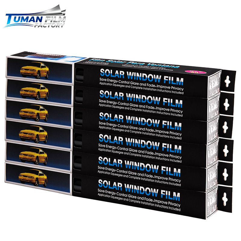 2mil 2PY película de vidrio aislante de alta definición película de color primario de 50cm × 300cm película solar