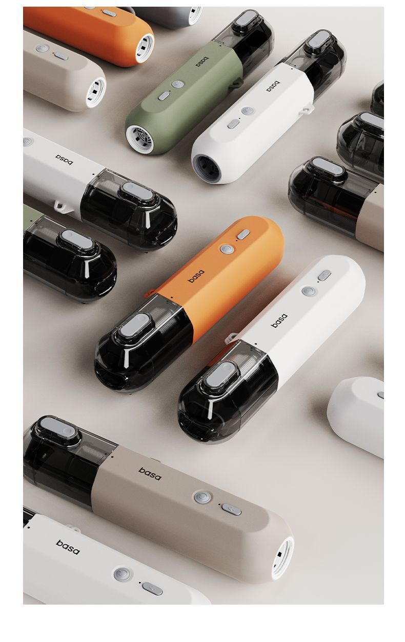 Basa Car Vacuum Cleaner Wireless Handheld Dual-Use for Car and Home with Strong Suction Power, Suction and Blowing Integrated, Mini Portable