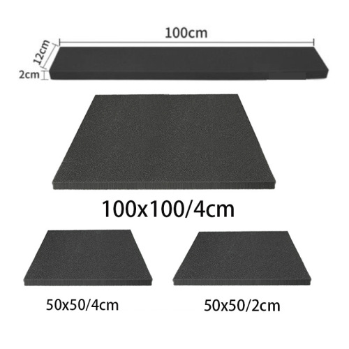 Biochemical filter cotton black nitrifying bacteria cotton aquarium fish pond thick filter cotton 4-inch foam roll cotton