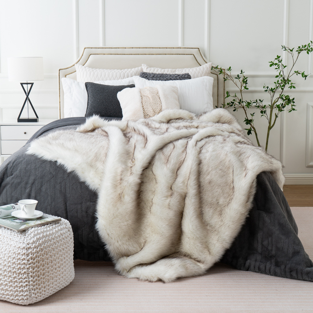 Versatile Faux Fur Blanket