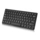 K1000 thin chocolate notebook external wired keyboard multimedia keyboard without LOGO cross-border