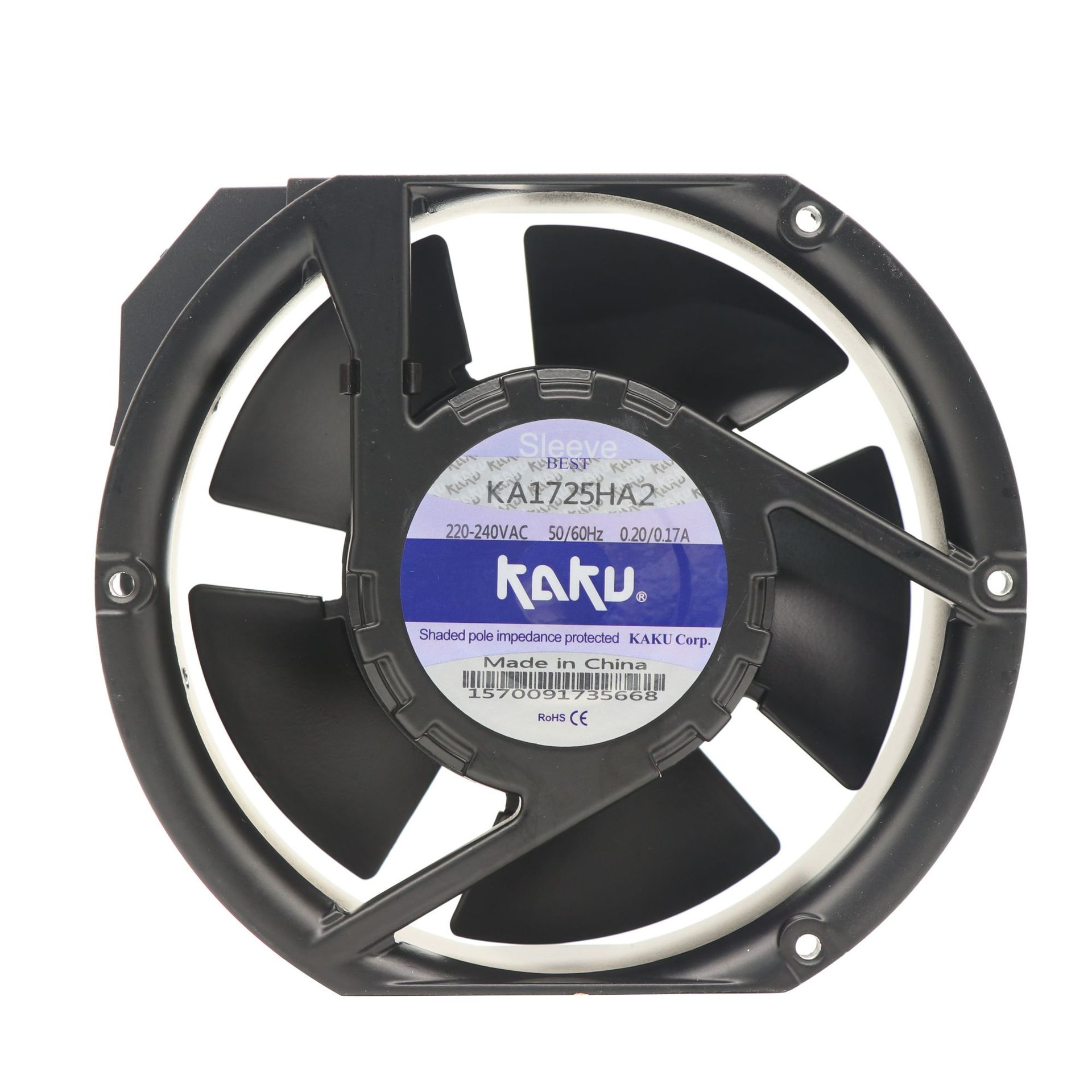 全新原装KAKU卡固排风扇KA1725HA2 220V 17251机柜散热风扇水箱