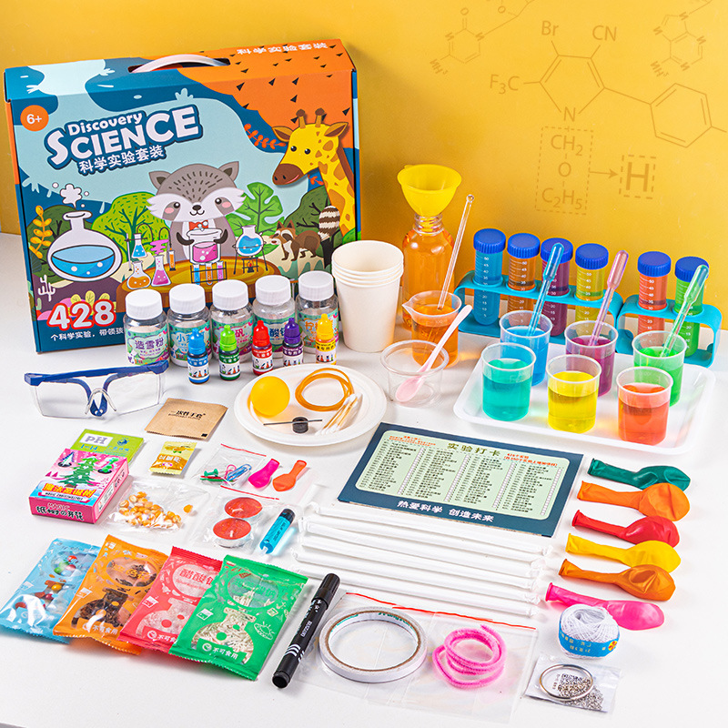 Special Package Post: Primary School Students Science Experiment Set Team Physicochemical Puzzle Science Teaching Children's Toys