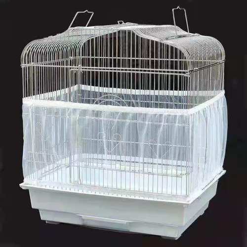 Bird Cage Mesh Cover Amazon Exclusive Parrot Cage Splash Proof Mesh Net Cover Square Bird Cage Cover Feather Proof Food Scatter Proof Cover