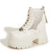 Inner Height Sandals Women's 2025 Spring and Summer New Breathable All-match Small Thick Short Boots Hollow Mesh Hole Shoes