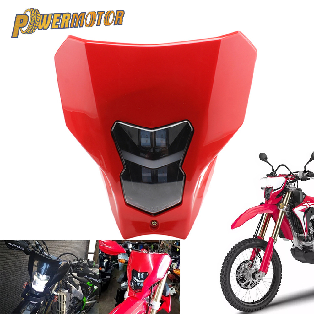 Off-Road Motorcycle Front Headlight Modification Crf450 Crf250 Ninja Lighting Driving Lights Headlight Accessories