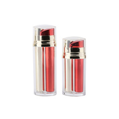 2*15ml ダブルチャンバー ダブルポンプ ダブルチューブ 真空ボトル デイ＆ナイト エッセンス アイクリーム 分注用真空ボトル 在庫あり 専用チェーン