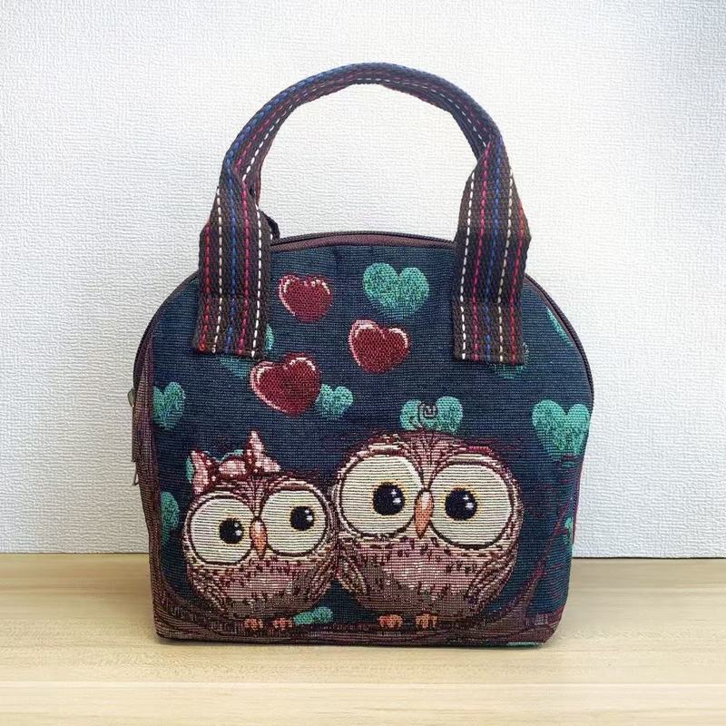 新しいエスニックスタイルのキャンバスバッグ中年女性の刺繍ジャカード通勤携帯電話コインシェル型ハンドバッグ|undefined