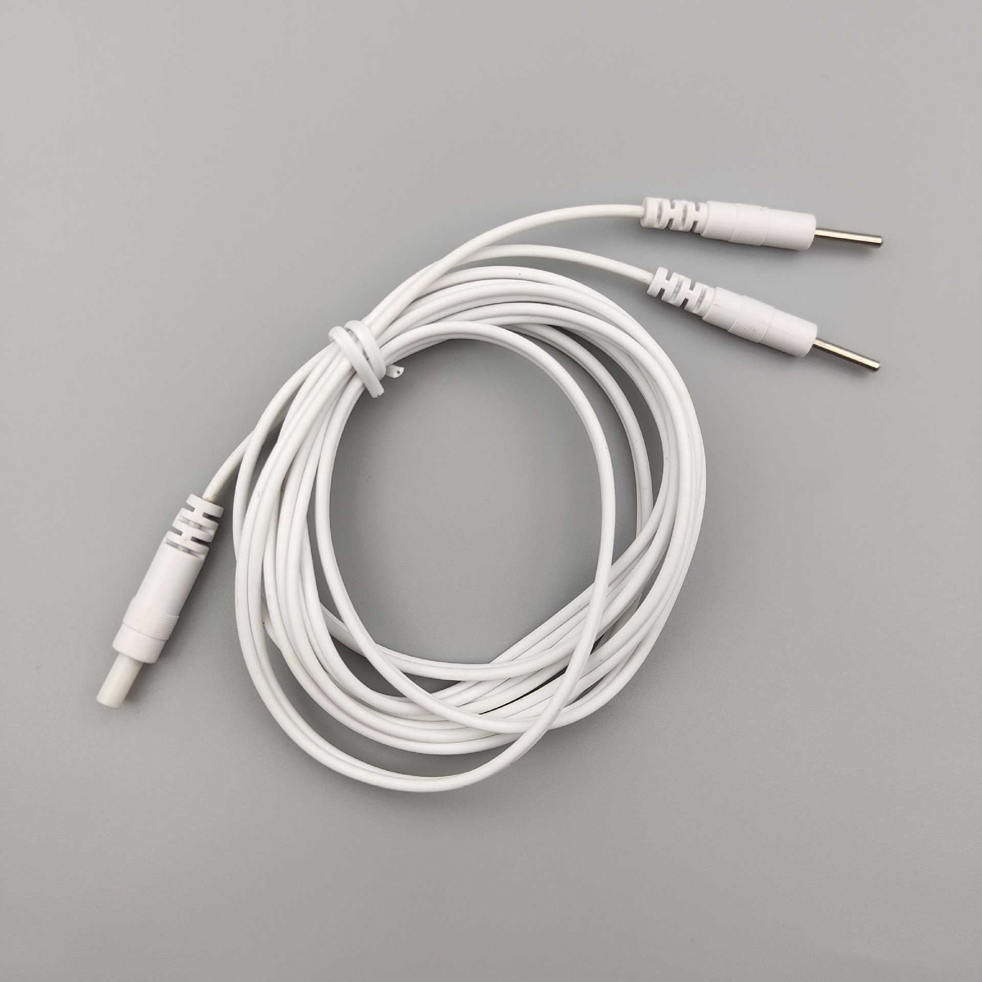 电疗仪器输出插针导线 中低频脉冲电极双针2.0线针式针灸按摩线