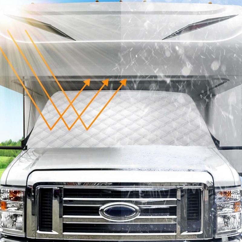 Amazon クロスボーダー RV フロントガラスカバー 車 SUV スノーカバー RV サンシェード スノーカバー|undefined