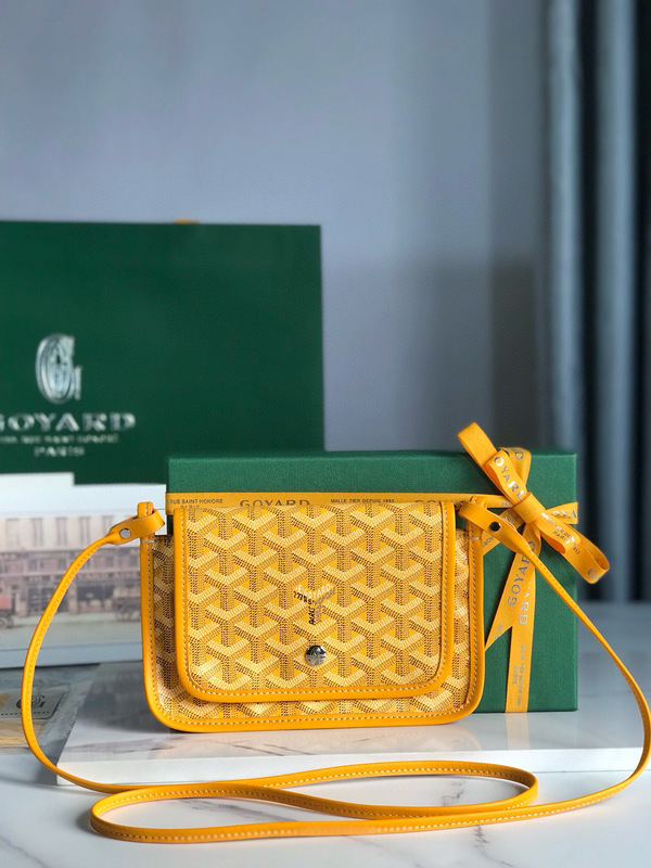 新品Goyard/戈雅信封包Plumet老花Y字满印woc邮差包单肩斜挎女包|undefined