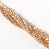Crystal, glossy beads handmade, hair accessory, 4mm