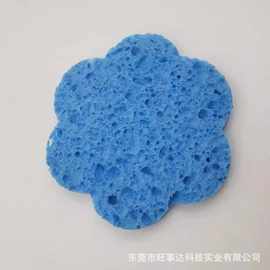 无味超吸水木浆棉 卸妆脸扑PVA海绵 压缩1mm湿水9毫米木浆棉片