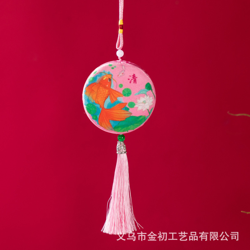 中秋节仿真月饼圆形手工香包挂件香囊小礼品桂花香包创意伴手礼|undefined