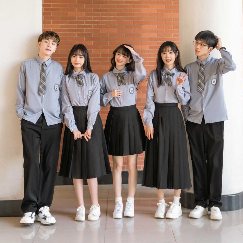 合唱詩朗読公演衣装学院風中学生制服高校生学院風英倫班服セット|undefined