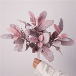 简约森系仿真绿植兔耳叶柠檬叶景观植物墙叶子家居摄影婚庆装饰花