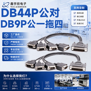 ����DB44P����DB9Pһ����ᘲ��^�D���ھ�4��DB9COM��RS232�D�Ӿ�