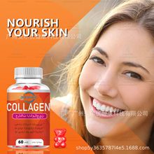 现货胶原蛋白软糖工厂跨境collagen gummies美 白