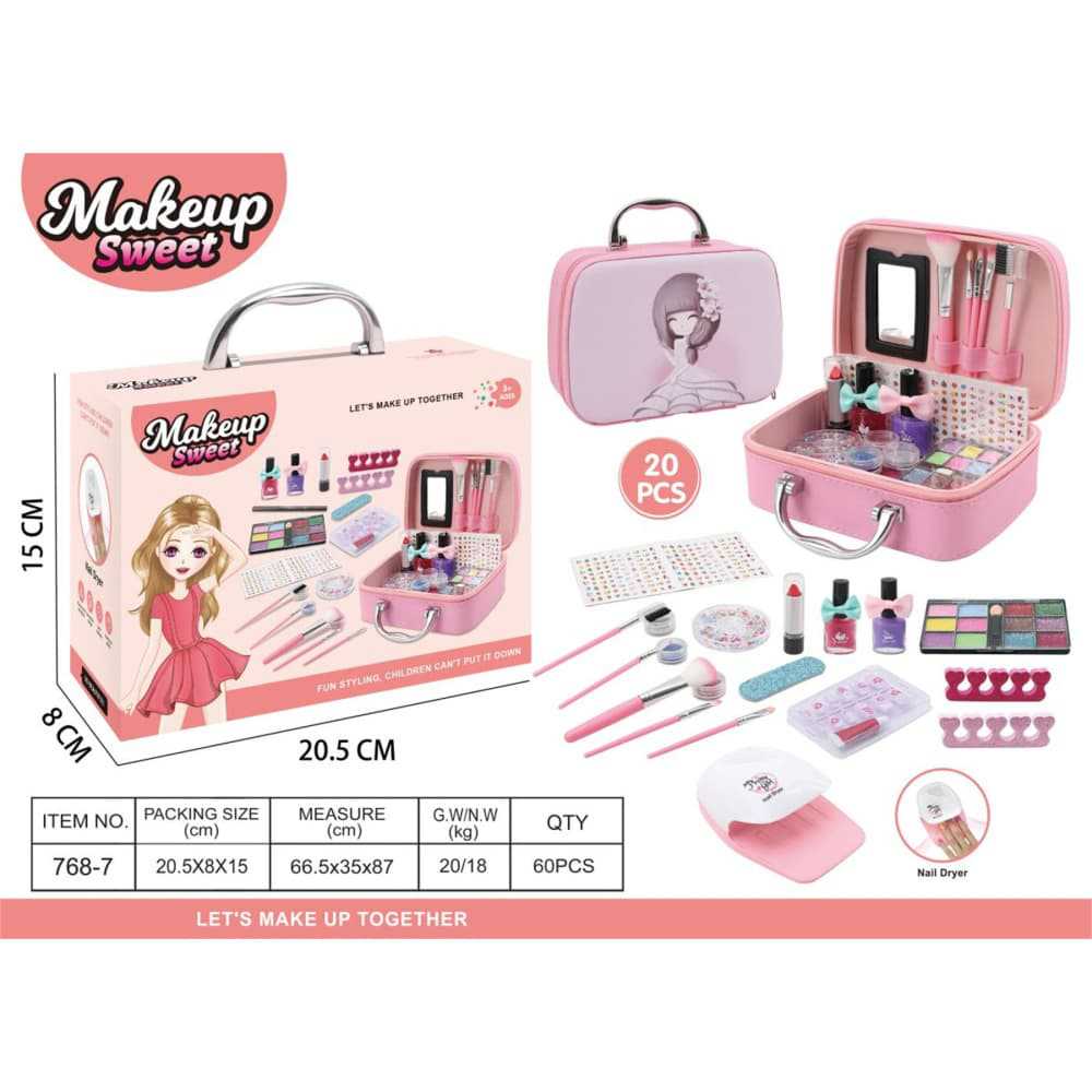 Cosméticos infantiles transfronterizos juegos de maquillaje simulación de chicas en el hogar juguetes maquillaje bolsos en stock