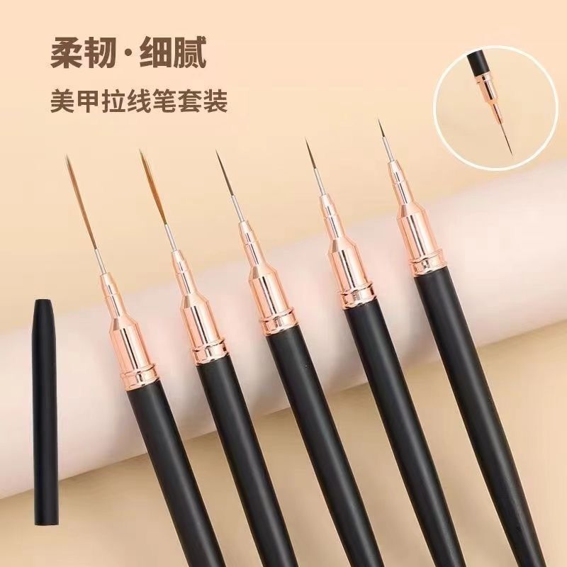 Japanese-Style Ultra-Fine Liner Pen Set for Nail Art Painting, Flower Nail Art Pen, Complete Set for Nail Salon Use, Face Painting Tools