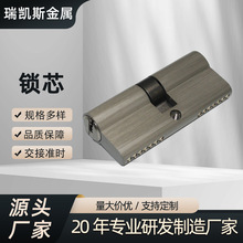 深圳厂家锌合金锁芯 卧室房门防盗锁芯 批发欧标工程配套门用五金