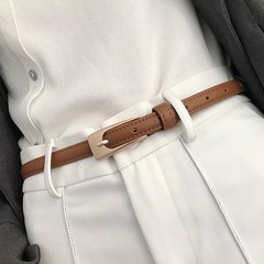 ブラウン pu レザーファインベルト女性の装飾ドレスファッション多用途スカートとズボンウエストベルト 2022 春と夏