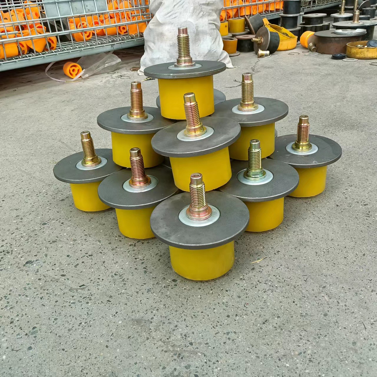 厂家直销-根茎收获机配件-聚氨酯导向轮-扁托轮-尼龙拖带轮-等等